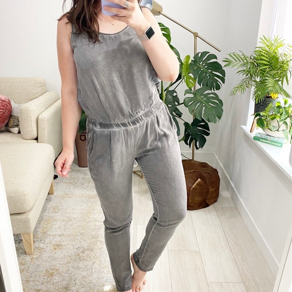 Cloth & Stone Gray Jumpsuit Size Small